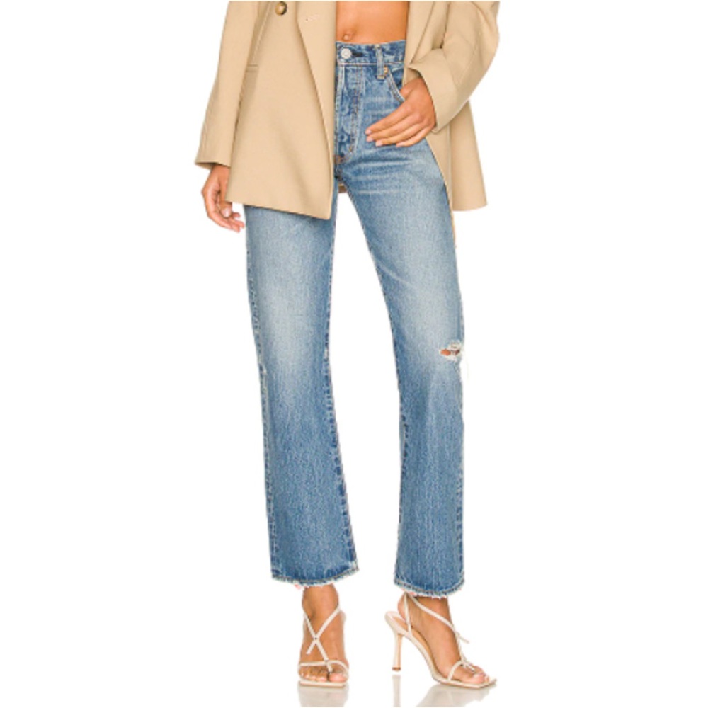 Moussy Vintage MV Loewes Straight Blue Jean